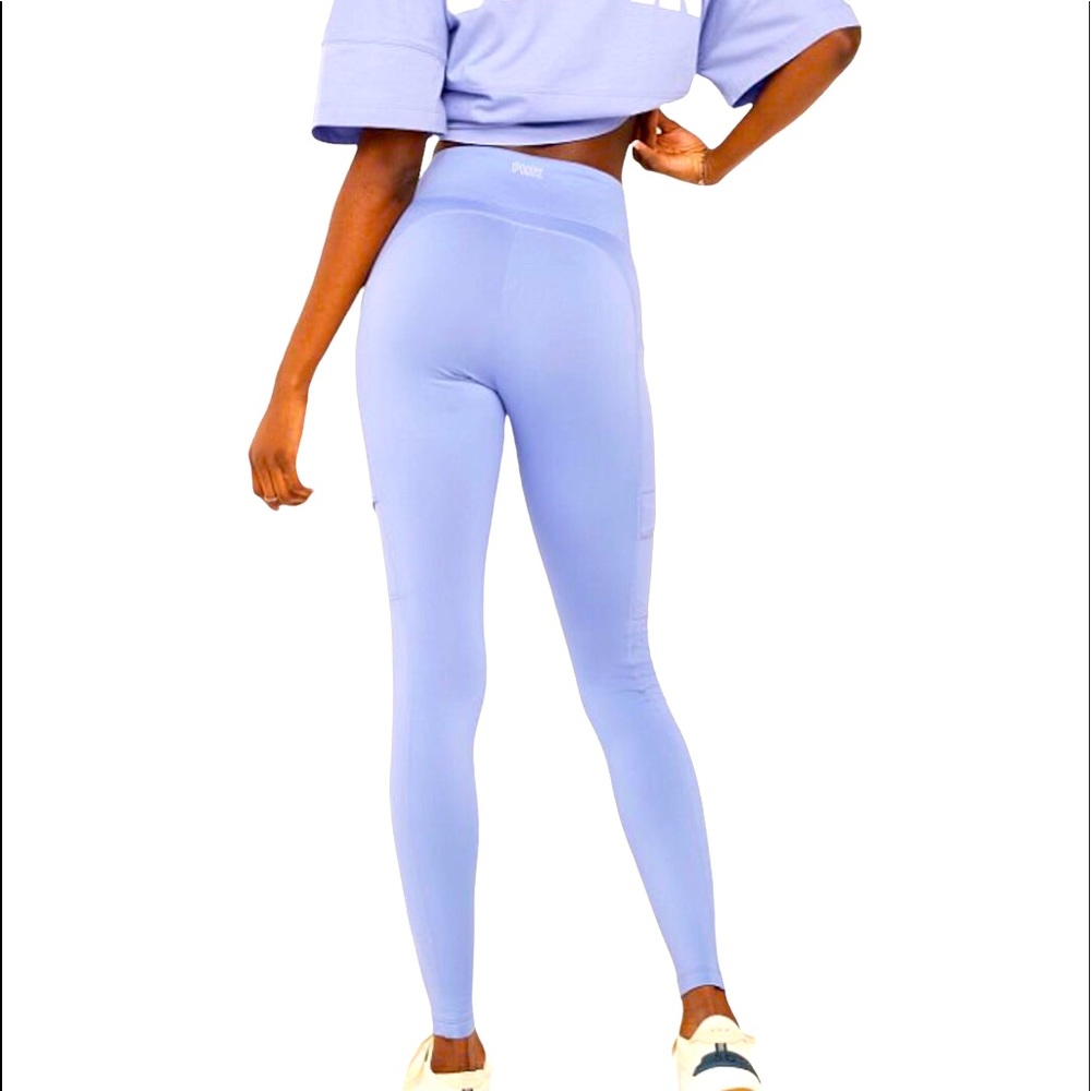 PINK BEST BUTT LEGGINGS!! VS VARSITY HIGH WAIST FULL LENGTH WINTER LEGGINGS
